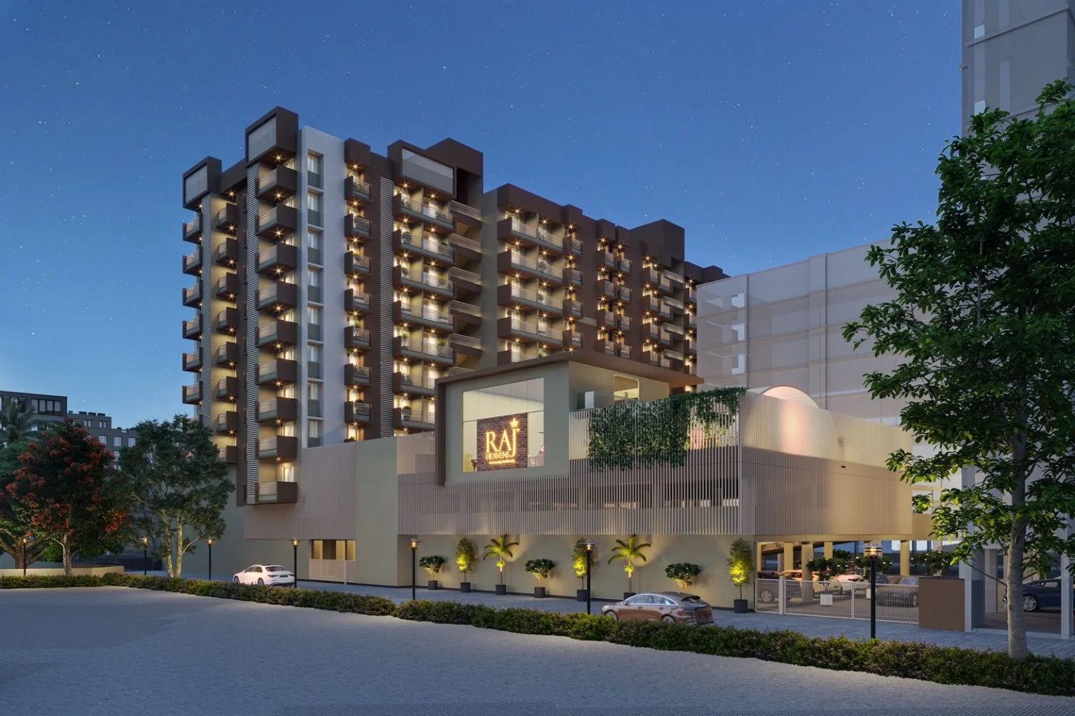 Raj Heavens project by Burhani Builders & Developers